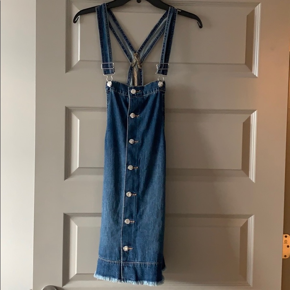 New Anerciqn eagle skirt overalls